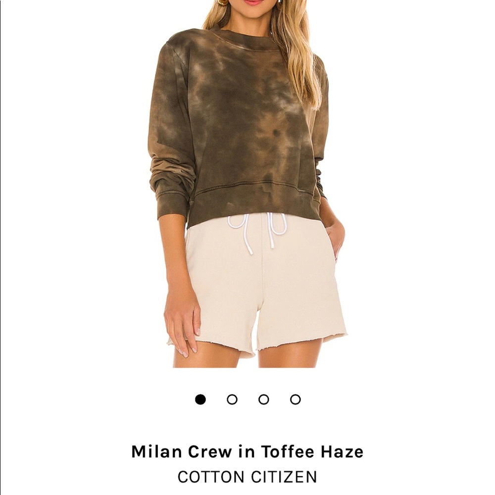 Cotton Citizen Milan crew in toffee haze